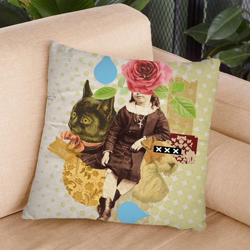 Childhood Throw Pillow By Elo Marc - All About Vibe