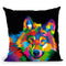 Wolf Throw Pillow By Bob Weer - All About Vibe
