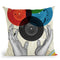 Cmyk The Creation Of Retro Throw Pillow By Elo Marc - All About Vibe