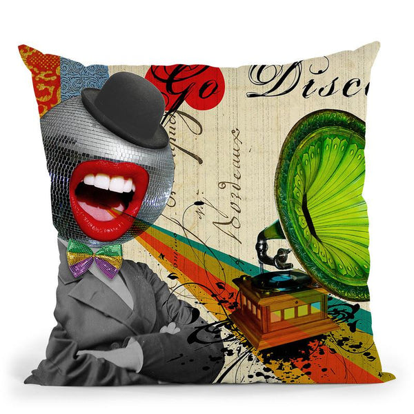 Go Disco Throw Pillow By Elo Marc - All About Vibe