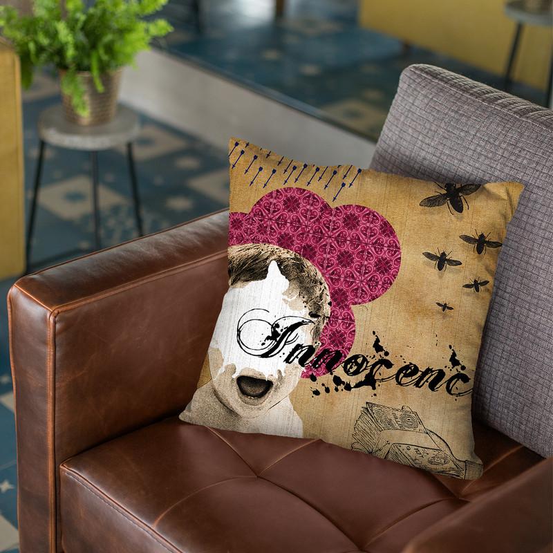 Innocence Throw Pillow By Elo Marc - All About Vibe