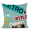 Love Retro Style Throw Pillow By Elo Marc - All About Vibe