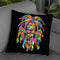Lion Rasta Throw Pillow By Bob Weer - All About Vibe