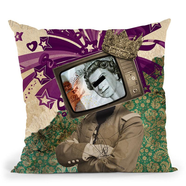 Queen And King Throw Pillow By Elo Marc - All About Vibe