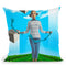 Ribbons Throw Pillow By Elo Marc - All About Vibe