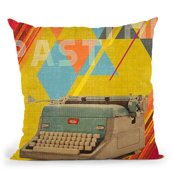 Text From The Past Throw Pillow By Elo Marc - All About Vibe