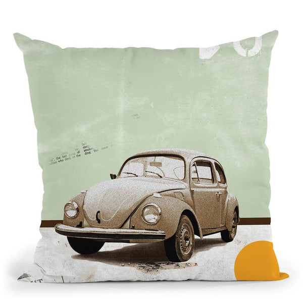 The Beetle Throw Pillow By Elo Marc - All About Vibe