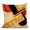 Vintage Retro Movement Throw Pillow By Elo Marc - All About Vibe