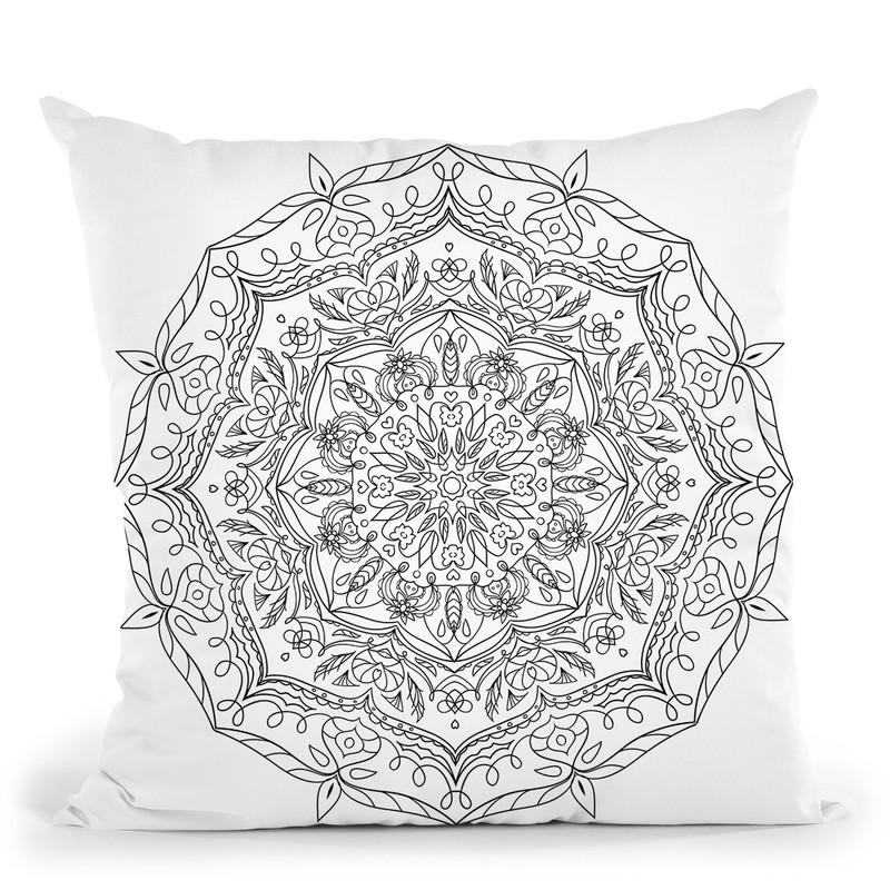 Line Art I Throw Pillow By Bob Weer - All About Vibe
