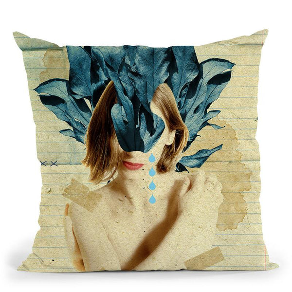 Waiting Throw Pillow By Elo Marc - All About Vibe