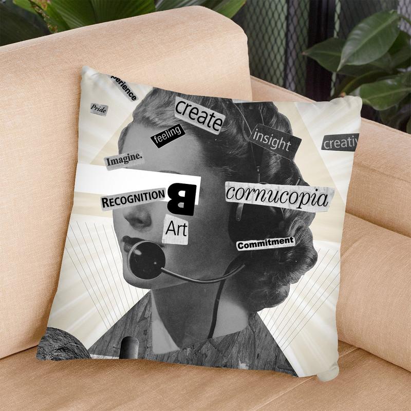 Words Of Mass Destruction Throw Pillow By Elo Marc - All About Vibe