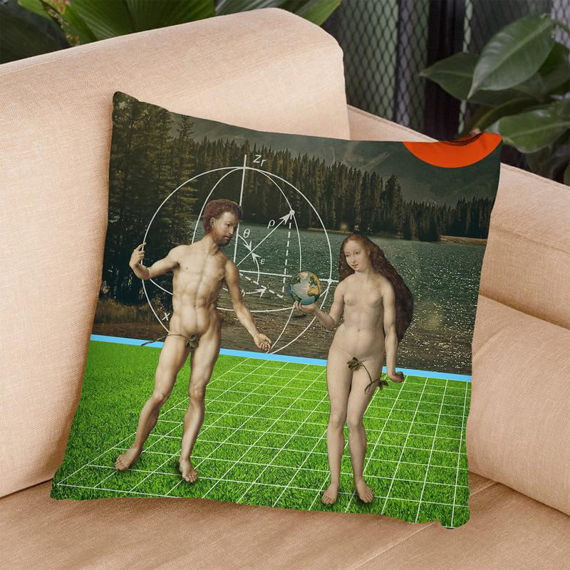 Paradise Is Here Throw Pillow By Elo Marc - All About Vibe