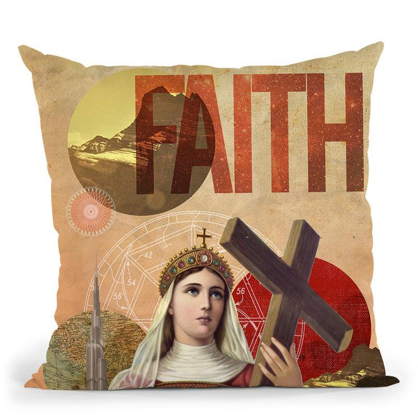 Rise Of Mary Throw Pillow By Elo Marc - All About Vibe