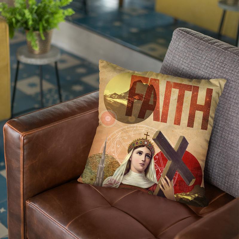 Rise Of Mary Throw Pillow By Elo Marc - All About Vibe