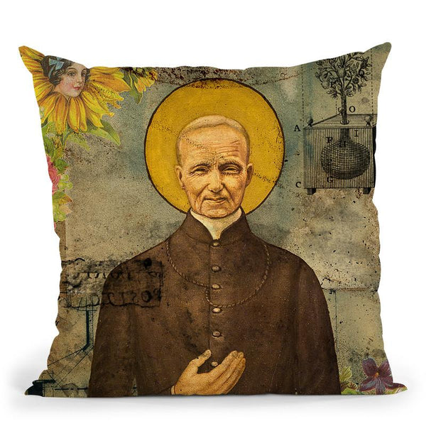 The Holy Father Throw Pillow By Elo Marc - All About Vibe