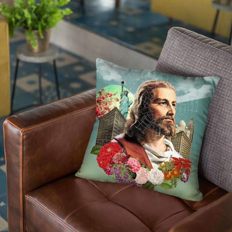 The Messenger Throw Pillow By Elo Marc - All About Vibe