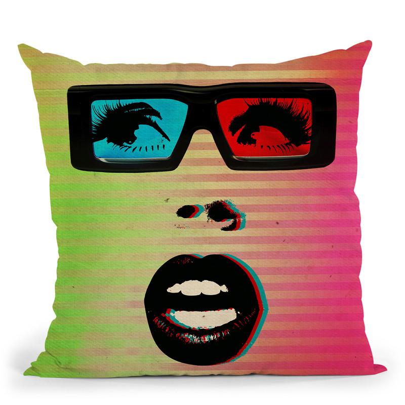 3D Throw Pillow By Elo Marc - All About Vibe
