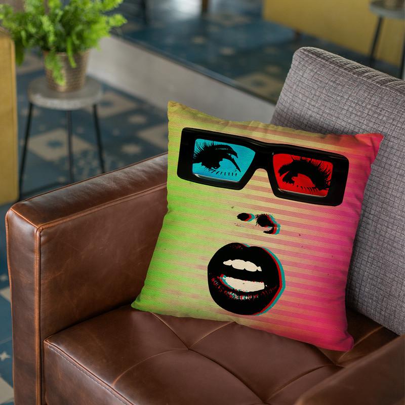 3D Throw Pillow By Elo Marc - All About Vibe