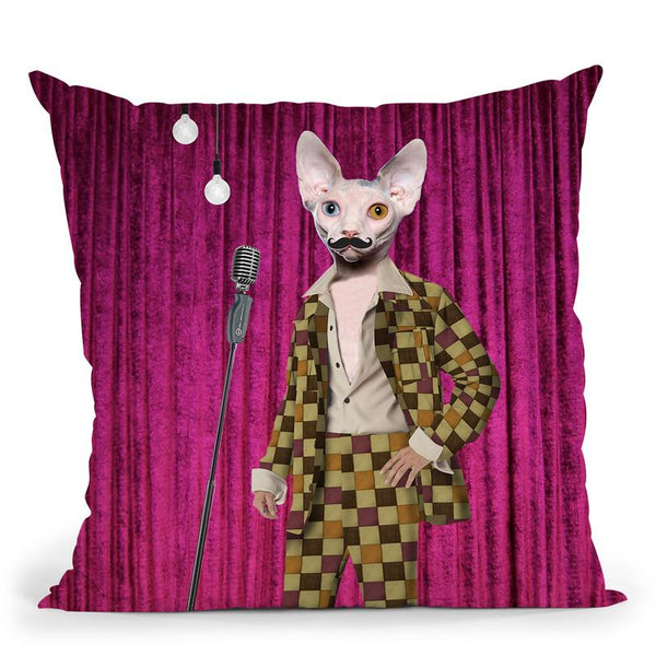 Boogie Nights Throw Pillow By Elo Marc - All About Vibe
