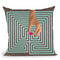 Labyrinth Throw Pillow By Elo Marc - All About Vibe