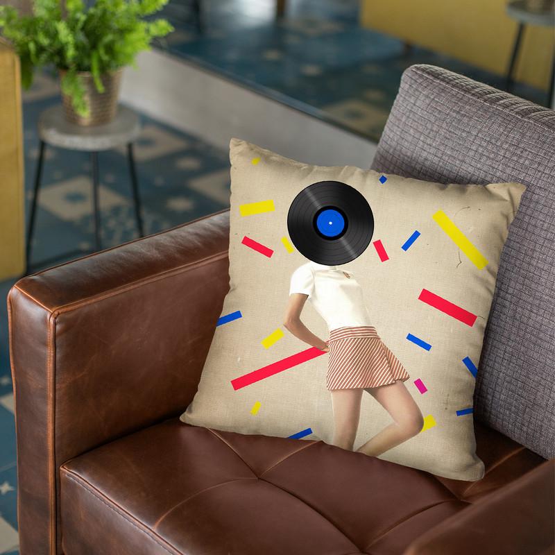 The Party Never Ends Throw Pillow By Elo Marc - All About Vibe