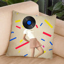 The Party Never Ends Throw Pillow By Elo Marc - All About Vibe