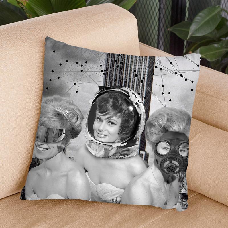 We Built This City Throw Pillow By Elo Marc - All About Vibe