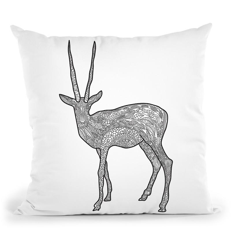 Antelope Throw Pillow By Bob Weer - All About Vibe