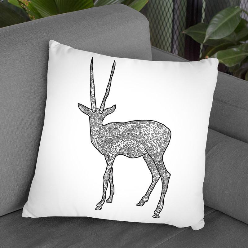 Antelope Throw Pillow By Bob Weer - All About Vibe