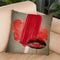 Cold Kiss Throw Pillow By Elo Marc - All About Vibe