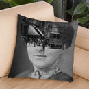 Faded Throw Pillow By Elo Marc - All About Vibe