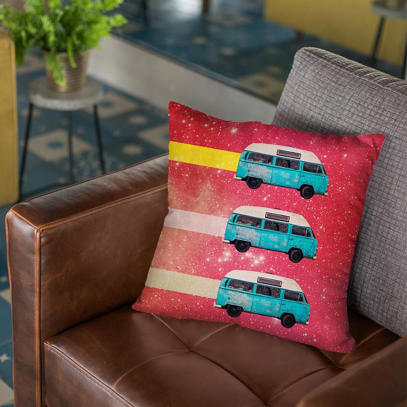 Off We Go Throw Pillow By Elo Marc - All About Vibe