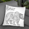 Bear Throw Pillow By Bob Weer - All About Vibe