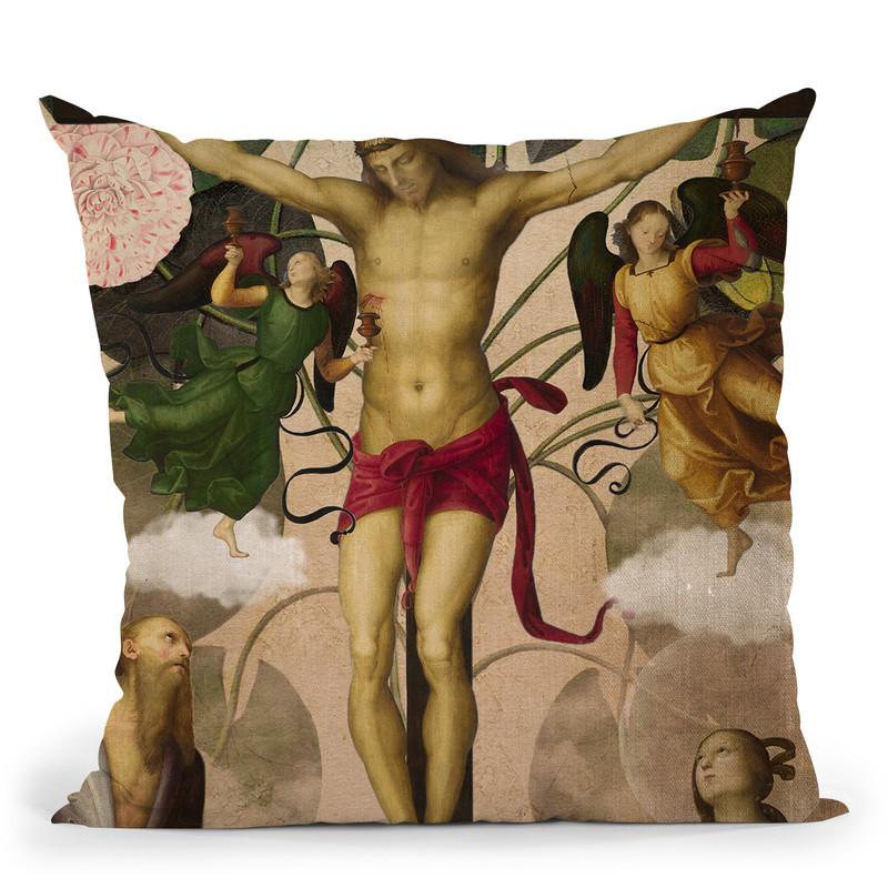Re-Birth Throw Pillow By Elo Marc - All About Vibe