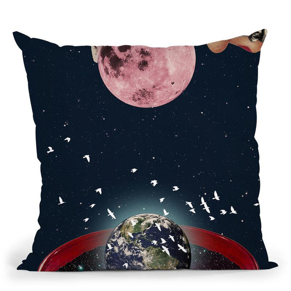 The Creation Of The Universe Throw Pillow By Elo Marc - All About Vibe