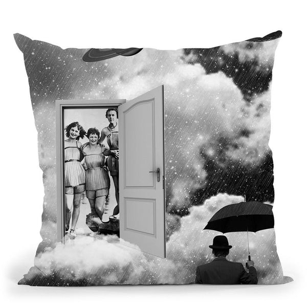 Heaven'S Door Throw Pillow By Elo Marc - All About Vibe