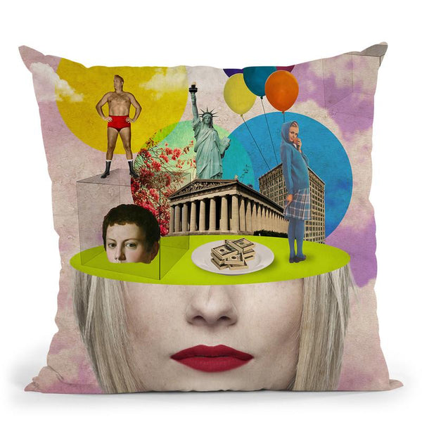 Uncertainty Throw Pillow By Elo Marc - All About Vibe