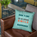 Smile At Past Throw Pillow By American Flat - All About Vibe