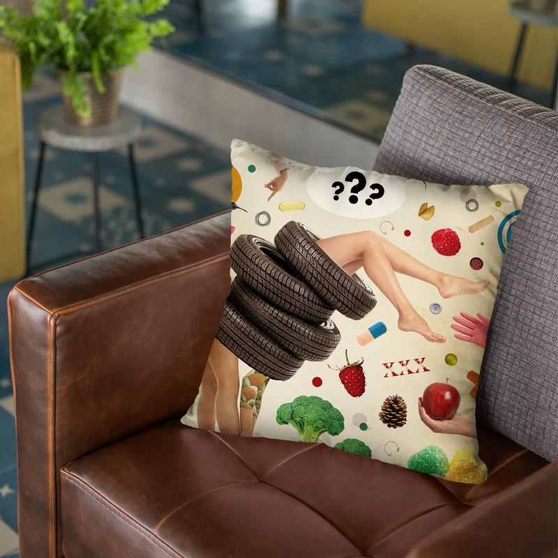 Candid Throw Pillow By Elo Marc - All About Vibe