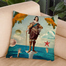 Checkmate Throw Pillow By Elo Marc - All About Vibe