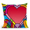 Peace Love Music A Throw Pillow By Howie Green - All About Vibe