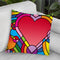 Peace Love Music A Throw Pillow By Howie Green - All About Vibe