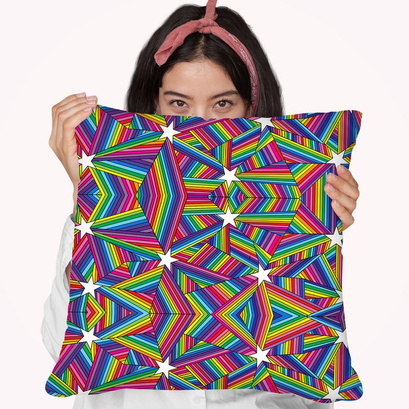 Stars A Throw Pillow By Howie Green - All About Vibe