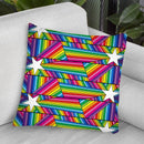 Stars Stripes B Throw Pillow By Howie Green - All About Vibe