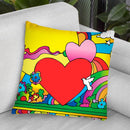Cosmic Heart Landscape Throw Pillow By Howie Green - All About Vibe