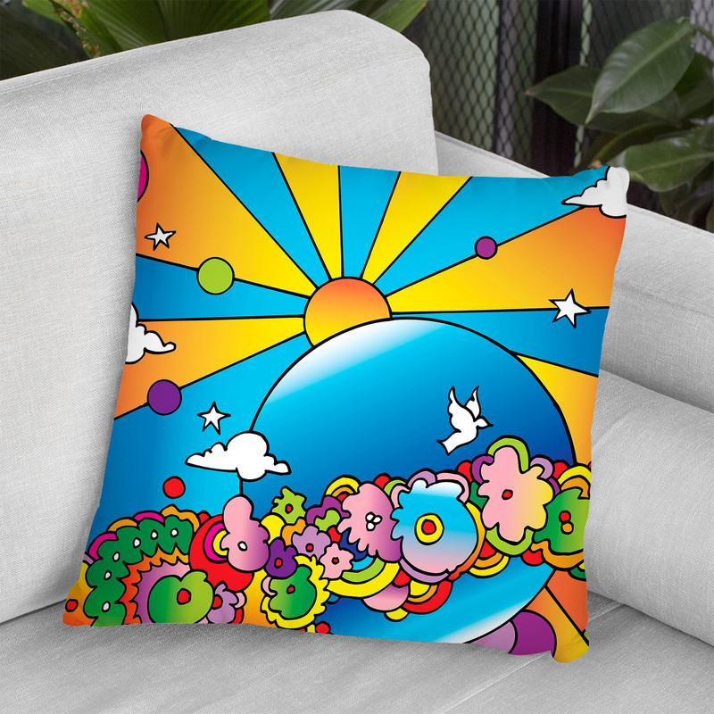 Cosmic Planet Throw Pillow By Howie Green - All About Vibe