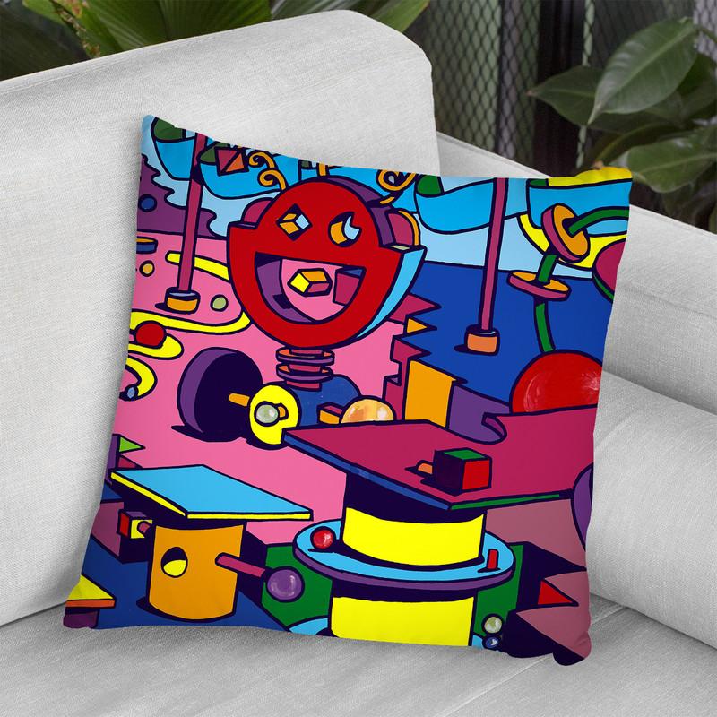 Jazz Fish Zen Throw Pillow By Howie Green - All About Vibe