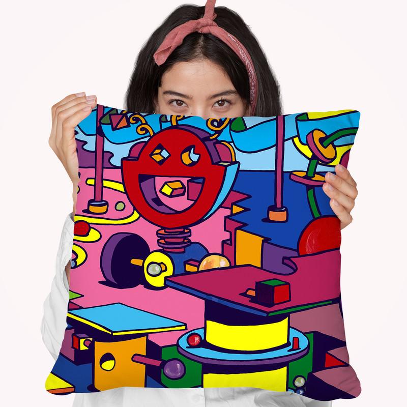 Jazz Fish Zen Throw Pillow By Howie Green - All About Vibe
