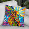 Jimi Color Throw Pillow By Howie Green - All About Vibe