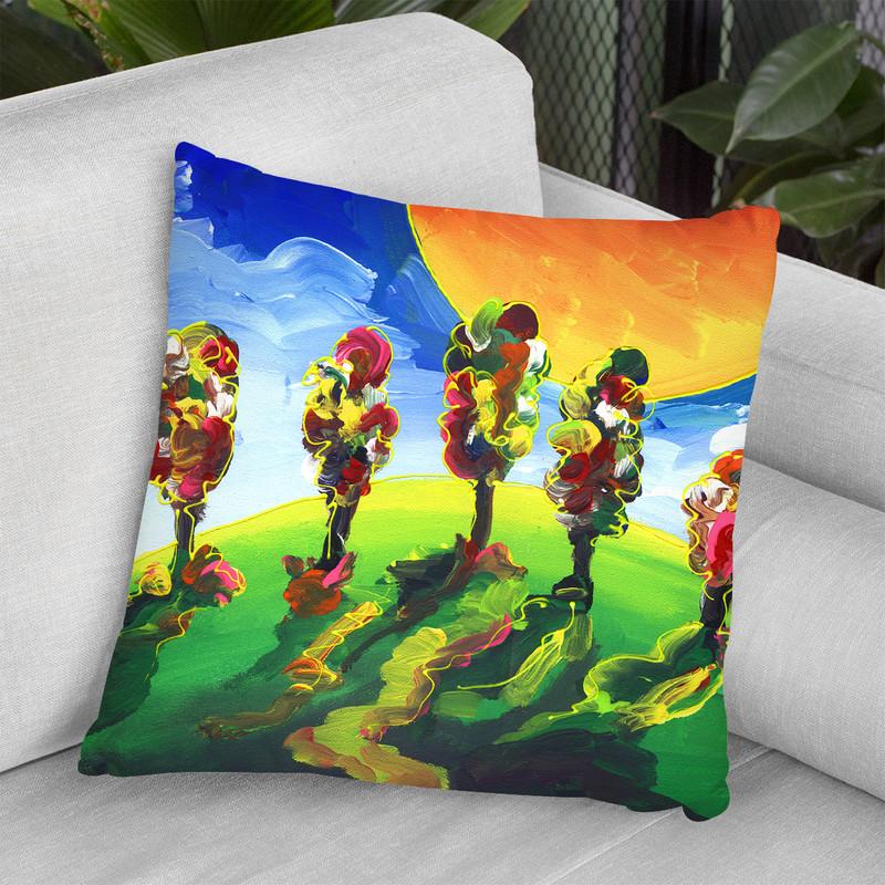 Sun Hill Throw Pillow By Howie Green - All About Vibe